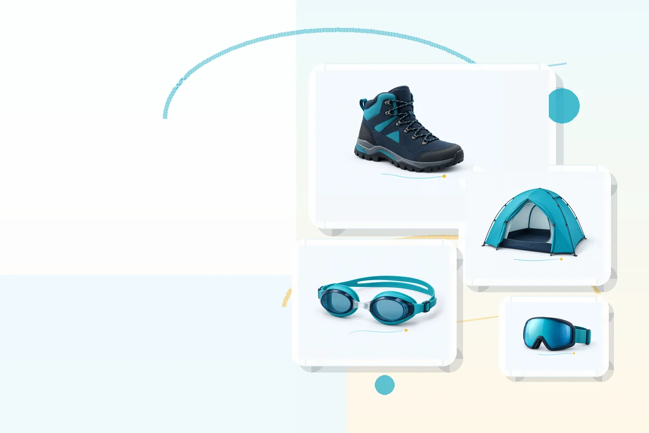 Hiking, camping and equipment for an active weekend